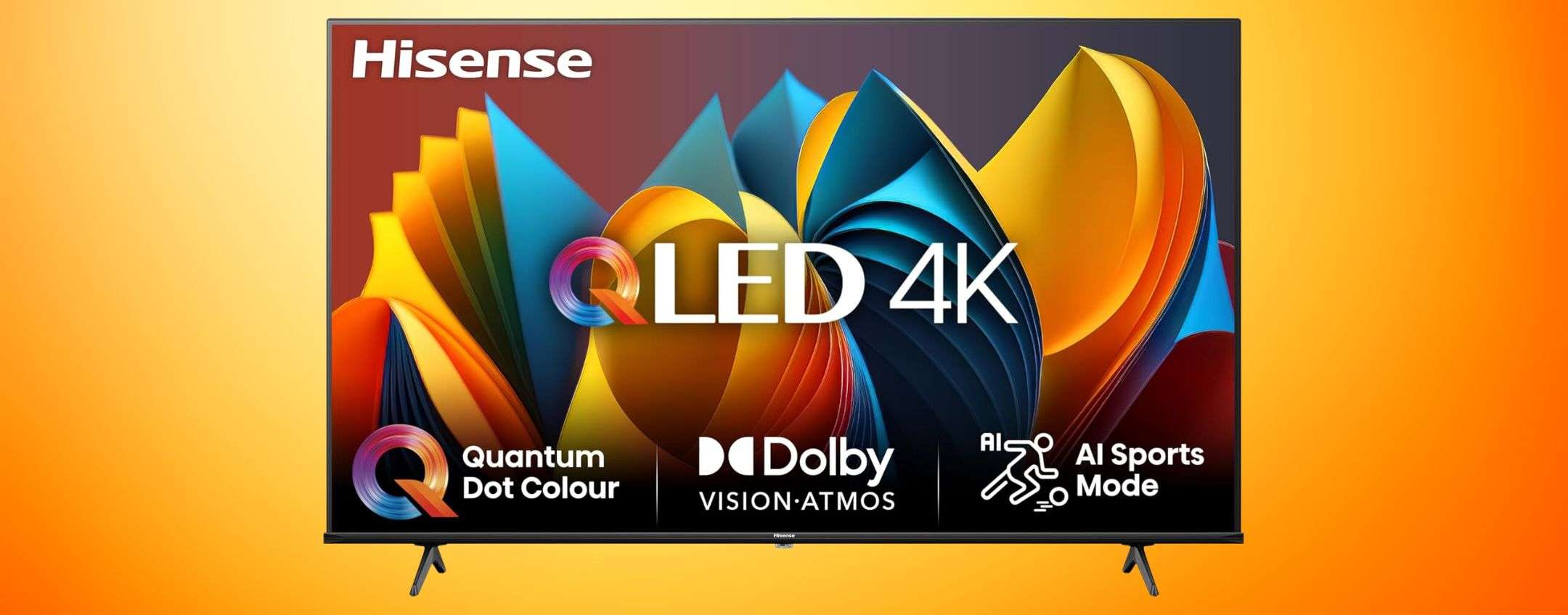 Smart TV 55″ QLED 4K: super prezzo su Amazon (-27%)