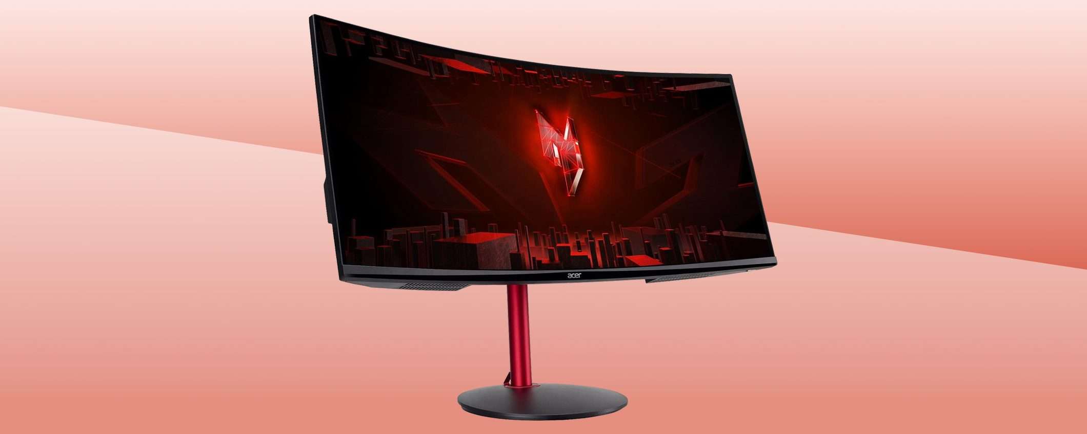 Monitor gaming Acer curvo da 34 pollici a soli 262€: crolla il prezzo