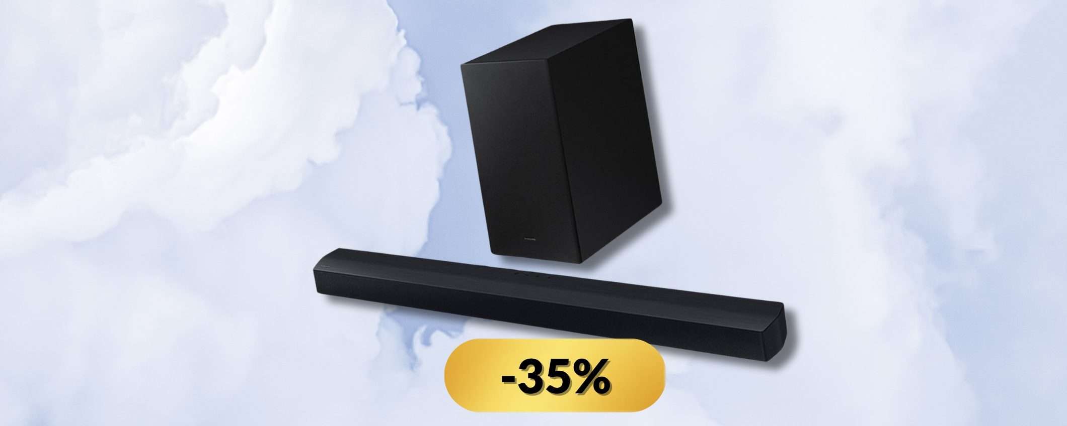 Samsung Soundbar HW-C430: appena 130€ per il cinema in casa (Amazon)