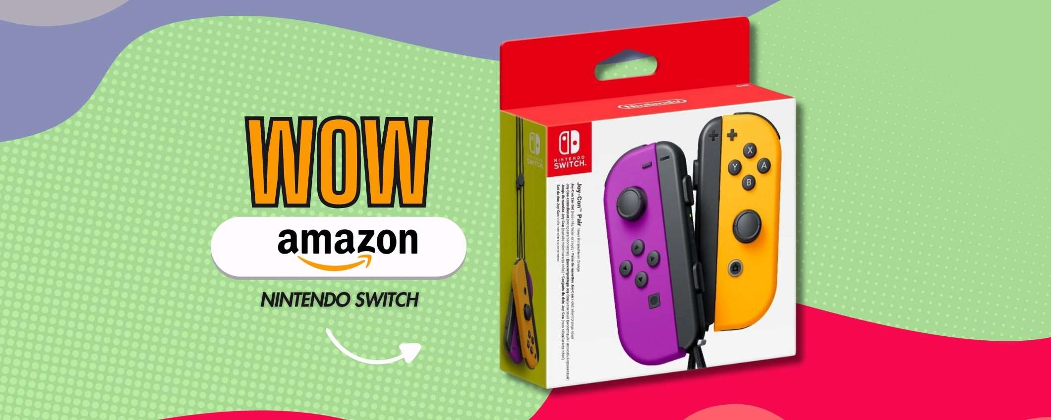 Rinnova la Nintendo Switch con questi JoyCon bellissimi (sconto Amazon)