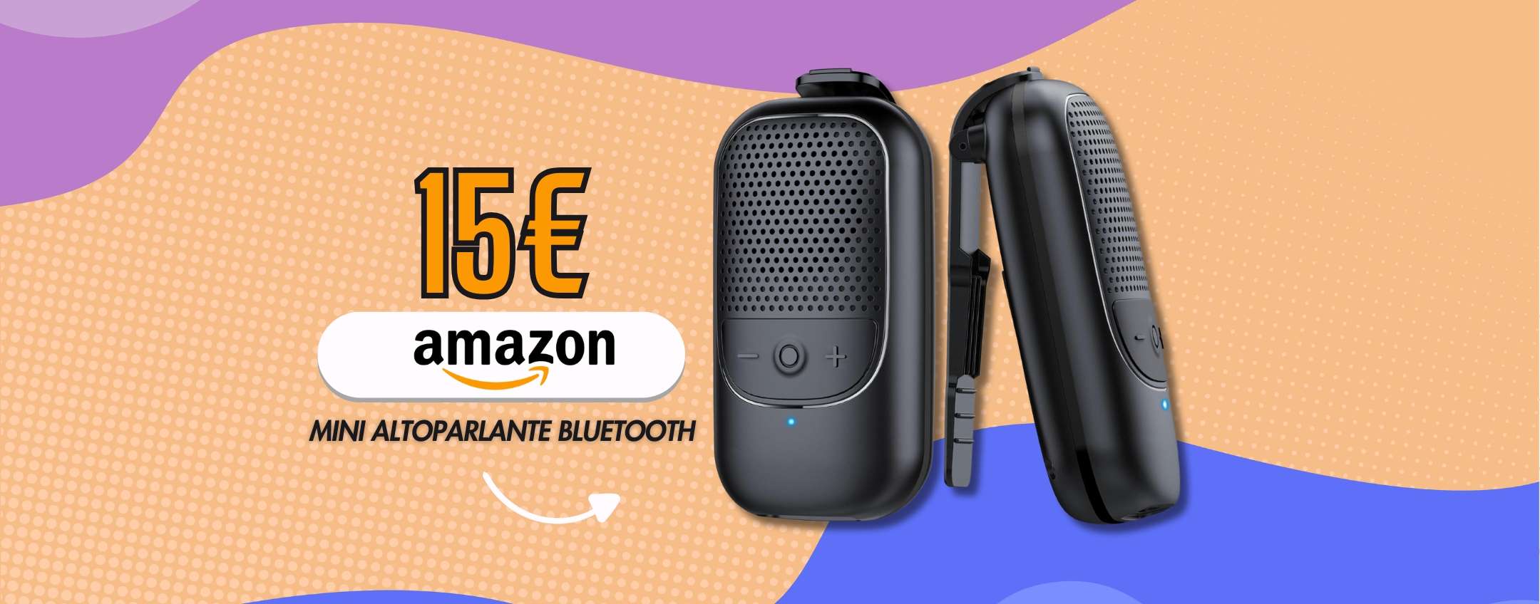 Sembra un walkie talkie ma è uno speaker Bluetooth: geniale (15€)