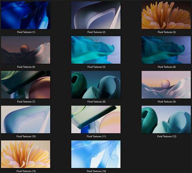 I nuovi sfondi ufficiali Fluid Textures di Windows