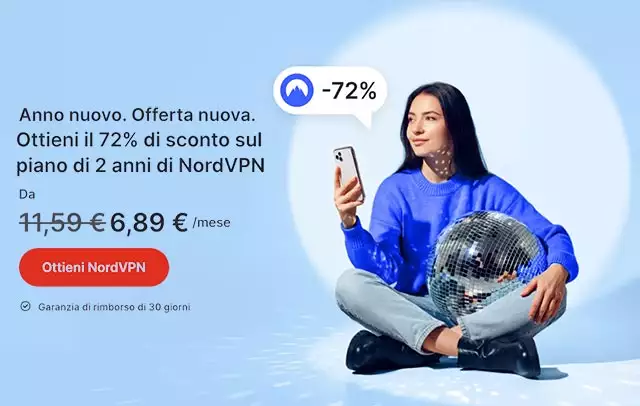 L'offerta di NordVPN per il nuovo anno