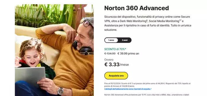 norton 360 advanced