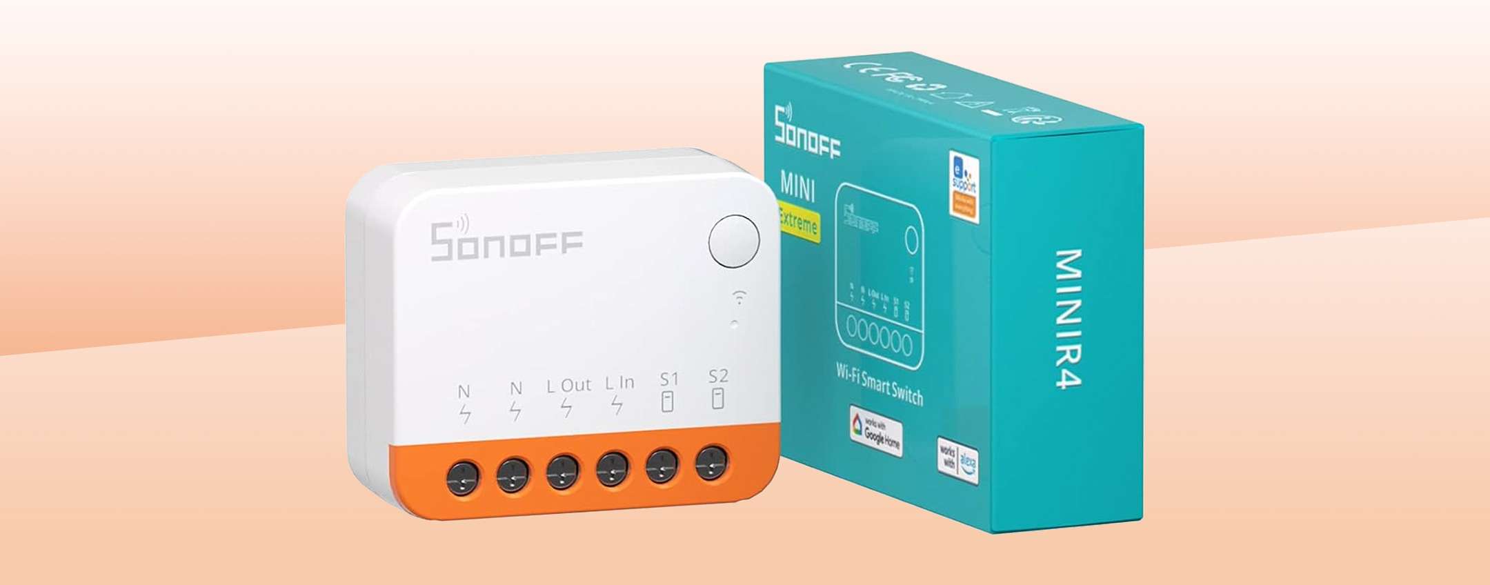 5x SONOFF MINIR4 in doppio sconto: un affare per la smart home