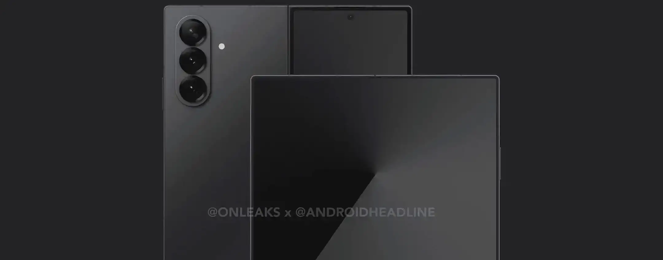 Il Samsung Galaxy Z Fold7 si mostra nei primi rendering