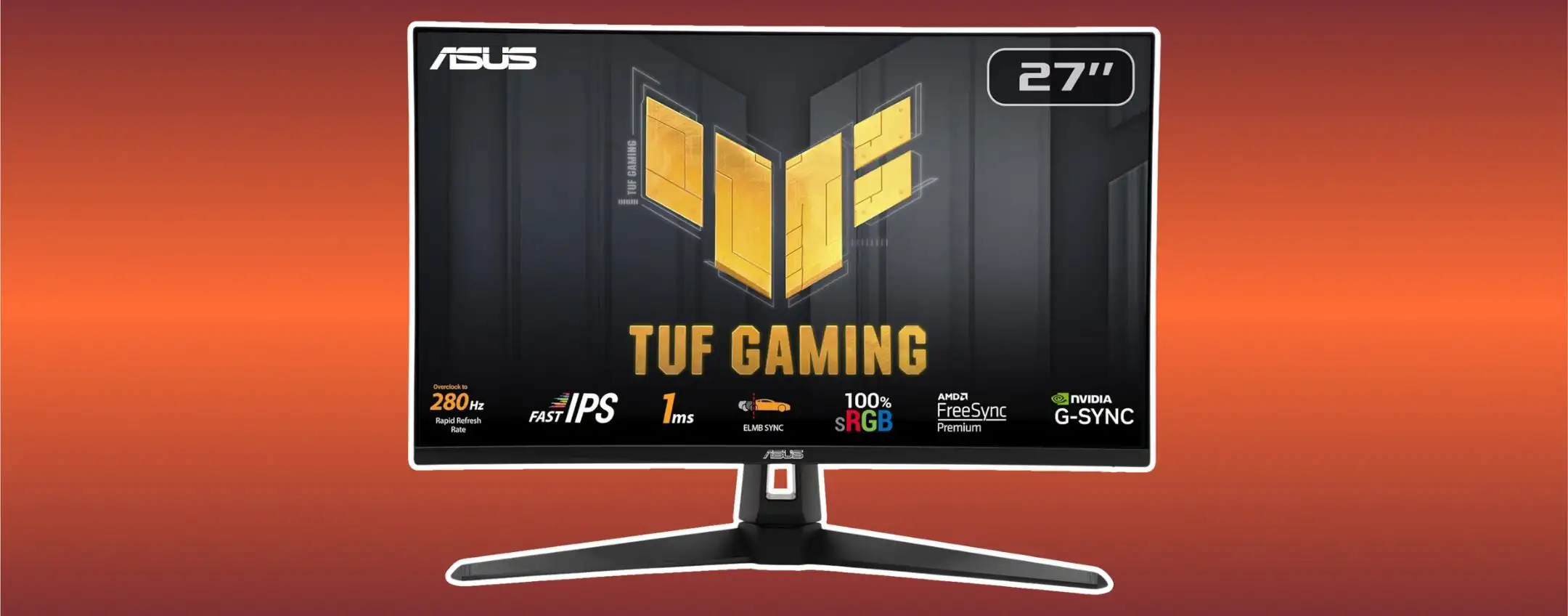 Monitor ASUS TUF Gaming 27″ (FHD, 280Hz) in sconto BOMBA su Amazon