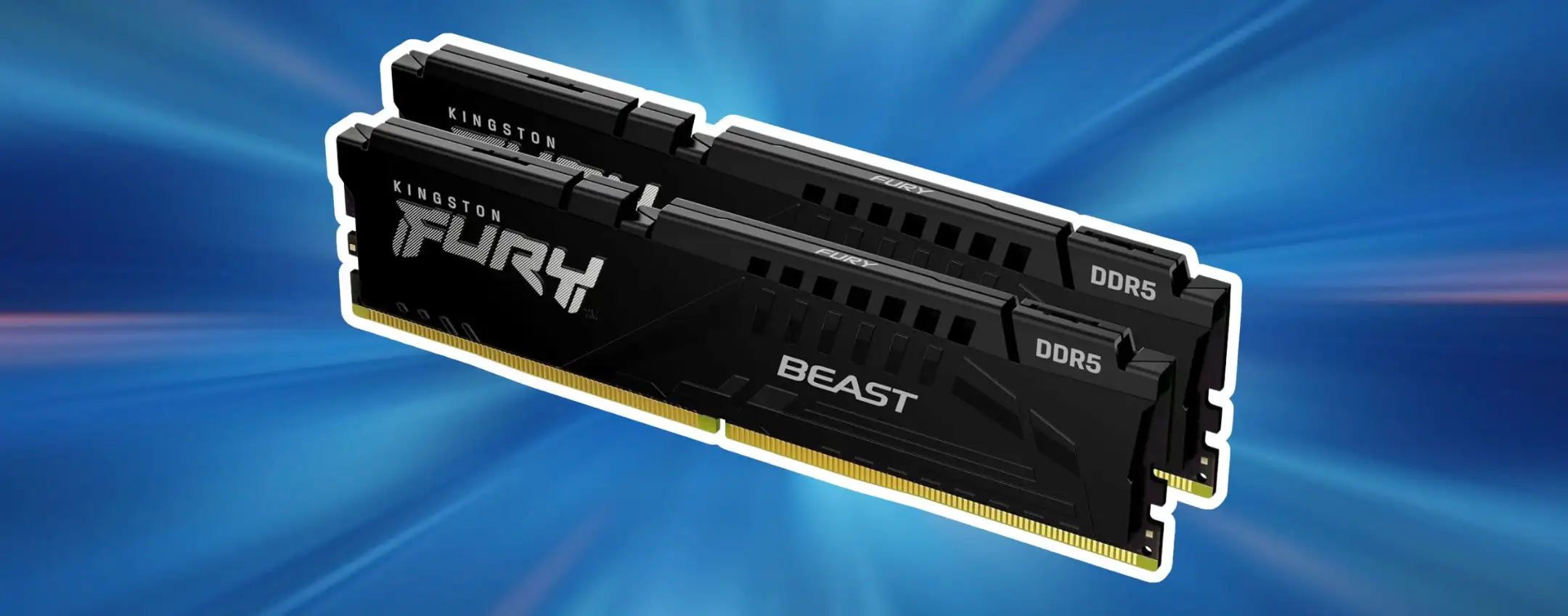 16GB RAM DDR5 Kingston Fury: velocissima e in sconto su Amazon