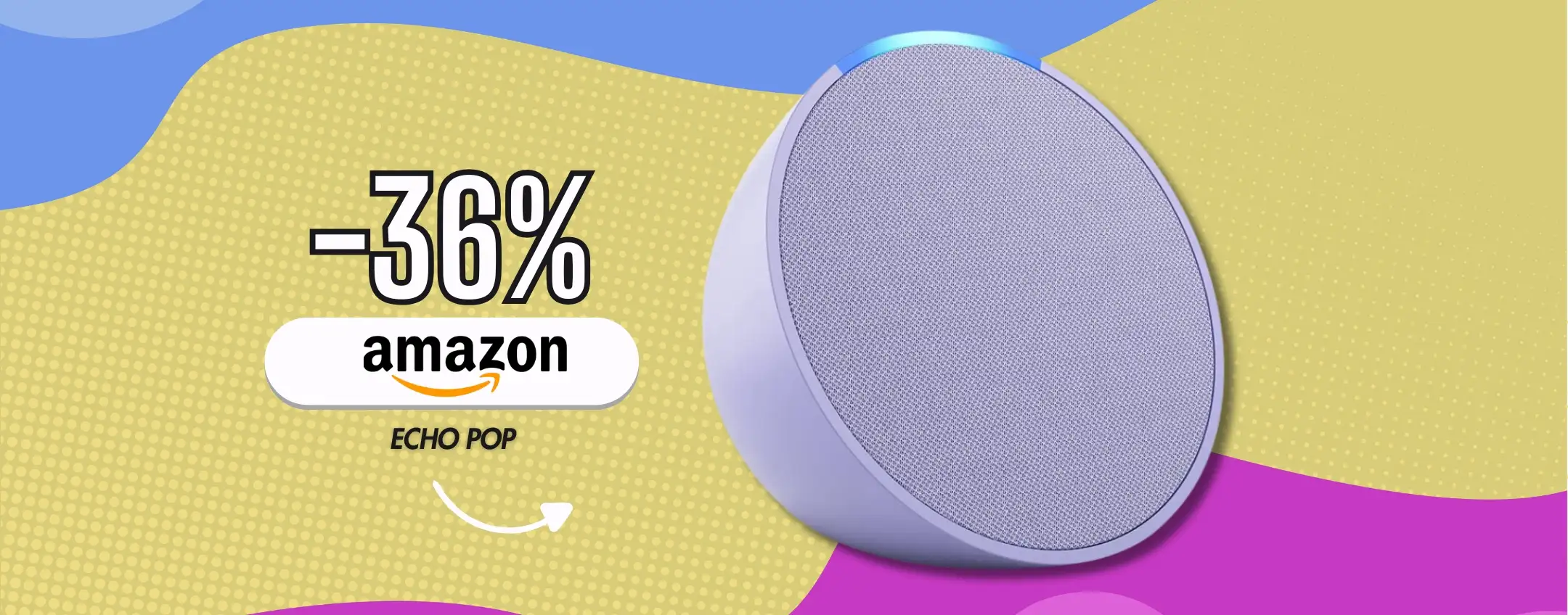 Torna in sconto l’esclusivo Echo POP con Alexa e le sue mille funzioni