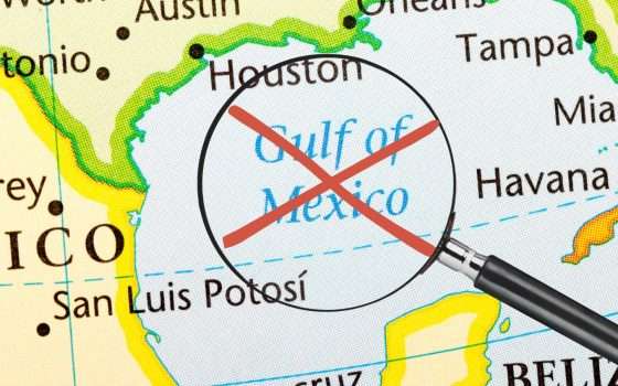 Google Maps cambia Golfo del Messico in Golfo d'America