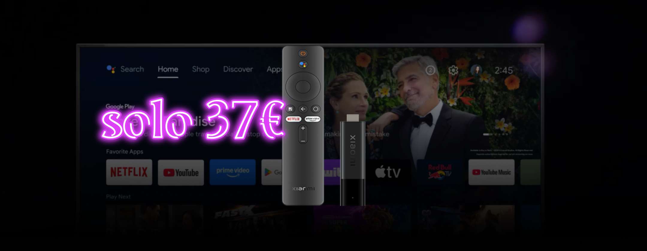 Rendi smart il tuo televisore con Xiaomi Mi TV Stick ora a soli 37€