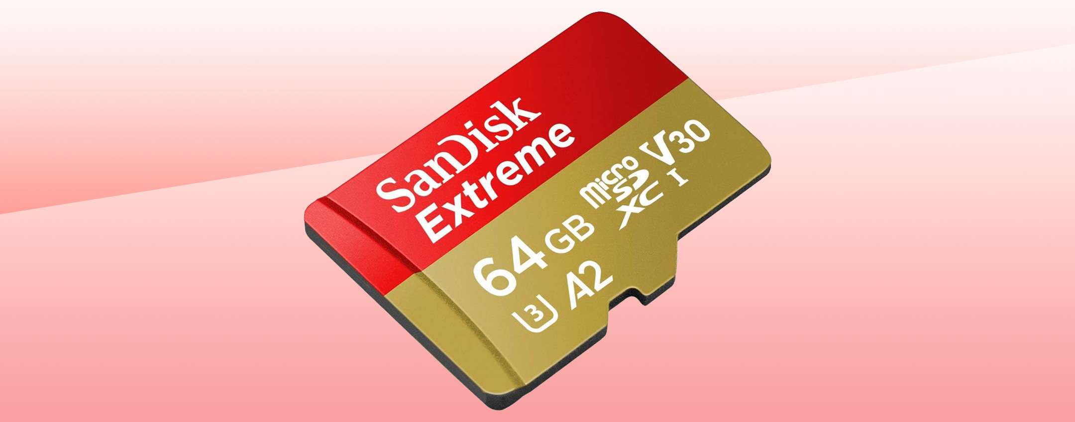 SanDisk Extreme: la microSD da 64 GB è al MINIMO STORICO